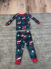 Christmas Marvel Spider-Man Boys Sleep SZ 2T Pajama Set comic