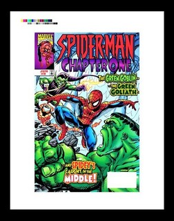 John Byrne Spider Man: Chapter One #8 Hulk Rare Production Art Cover