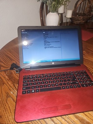 HP 15 Laptop Pentium N3700 FOR PARTS No Battery No Storage Powers On