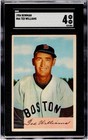 1954 BOWMAN #66 TED WILLIAMS RED SOX Baseball Card CENTERED & SHARP SGC 4