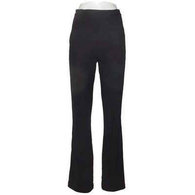 Vanilia, Hose, Größe: 36, Broek Flaired Rib, Schwarz, Elasthan/Polyamid #Pkb