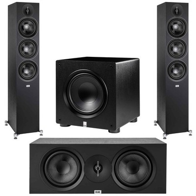 Elac - Two DF63-BK - Debut 3.0 6.5'' Floor Speaker - Black, Elac DC63-BK - Deb...