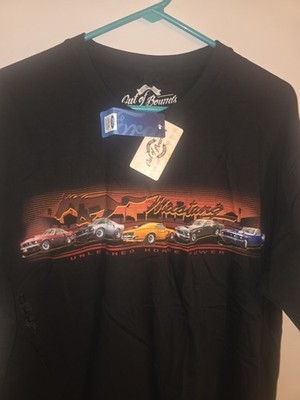 MUSTANG Unleashed Horsepower T-Shirt SOFT FEEL Out Of Bounds 3XL  Boss 302
