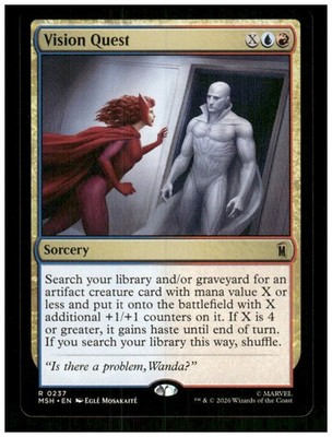 Vision Quest 237 Rare Marvel Super Heroes Magic: The Gathering Near Mint