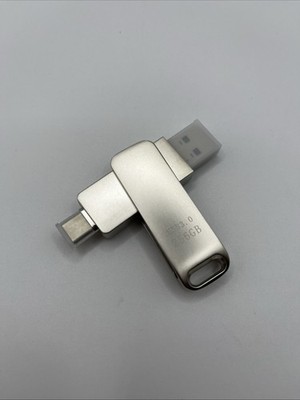 USB-Stick ''Rotate'', USB 3.0 /USB-C, 256GB, 90MB/s (Metallgehäuse)