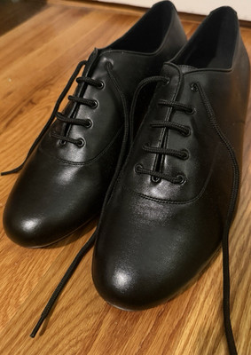 Capezio Mens Black Ballroom Social Dance Shoes - Size 12W