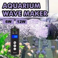 hygger Wave Maker 10-50-120Gal Circulation Pump Sine Marine Reef Tank Water Pump