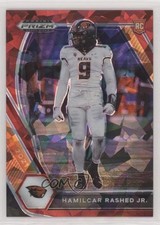 2021 Panini Prizm Draft Picks Red Ice Prizm Hamilcar Rashed Jr #141 2l4