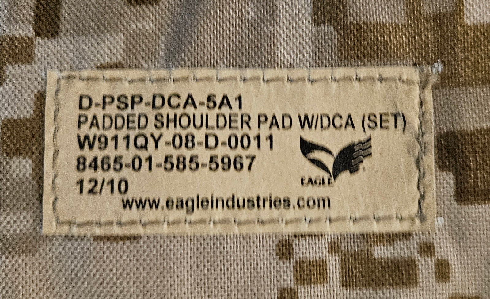 EAGLE INDUSTRIES AOR1 PADDED SHOULDER PAD (SET)
