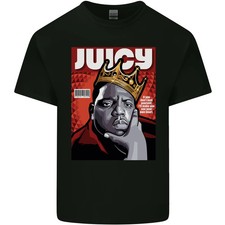 Camiseta de algodón ligero Juicy Rap Music Hip Hop Rapero para hombre