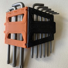 Magnusson Long Arm Hex Torx Key Set 9Pcs