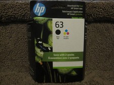 HP L0R46AN Black Tri Color Ink Cartridge Genuine OEM NEW Combo Set  63 APR/2027