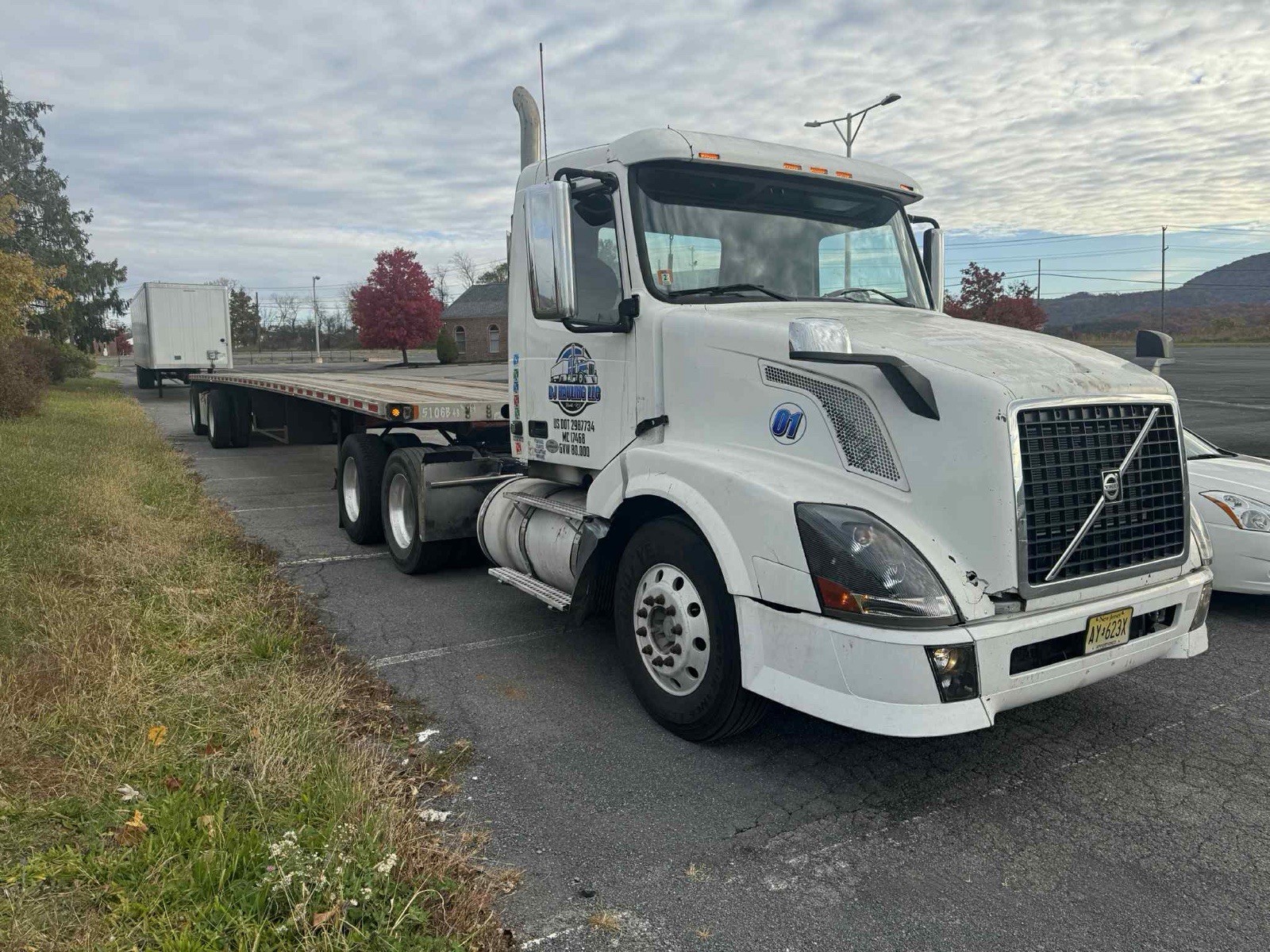 Fontaine Flatbed Gooseneck Trailer 2 Axle MPN 5106B48 Serial Number 5106B48
