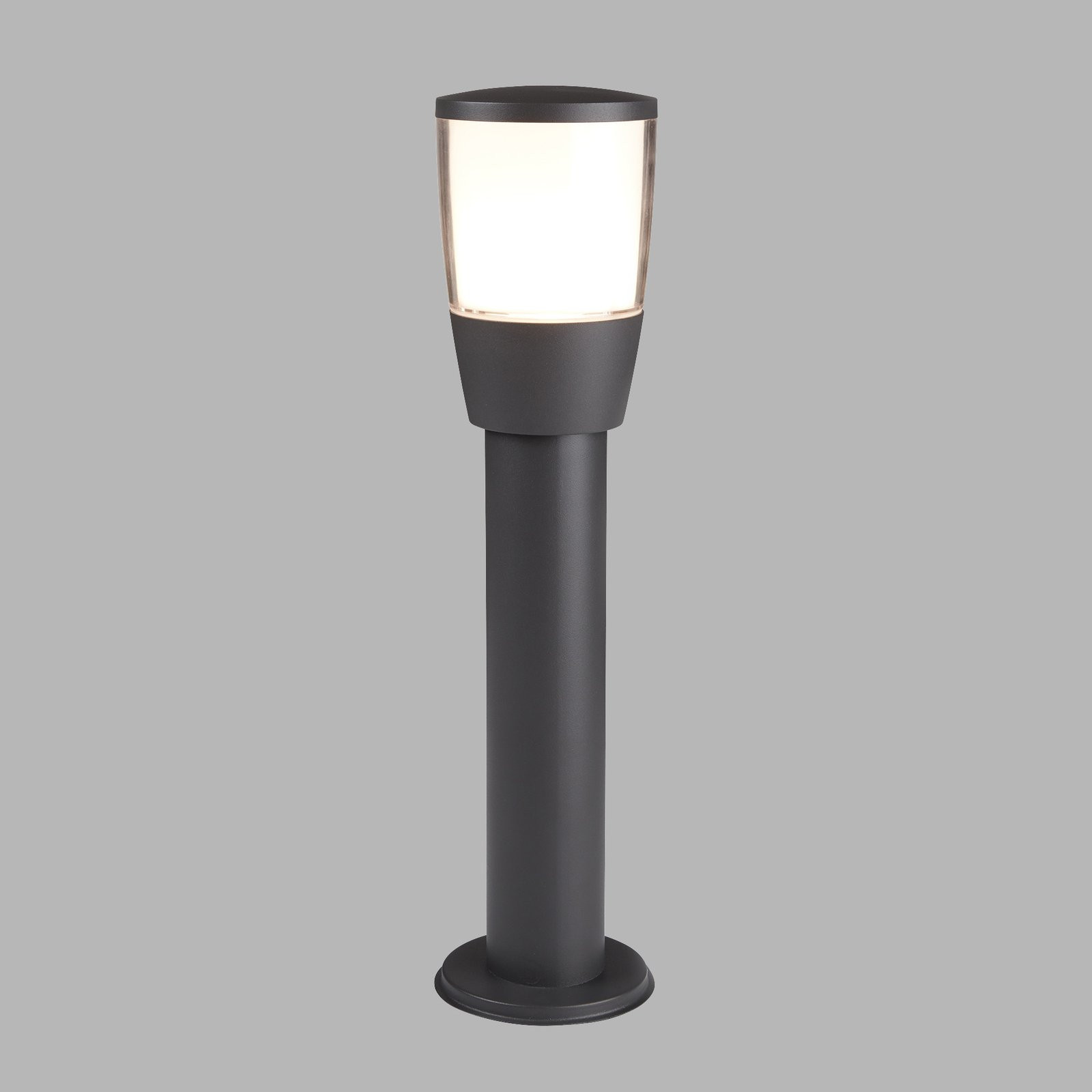 Paletto Esterno Tucson Grigio Alluminio E27 H45cm | Illuminazione Giardino
