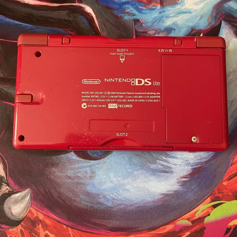 Nintendo DS Lite Red Console + Charger – Working, Touchscreen Fault - image 2 of 4