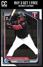 2024 Bowman #BCP-120 Carlos Silva Chrome Prospects 1st Minnesota Twins