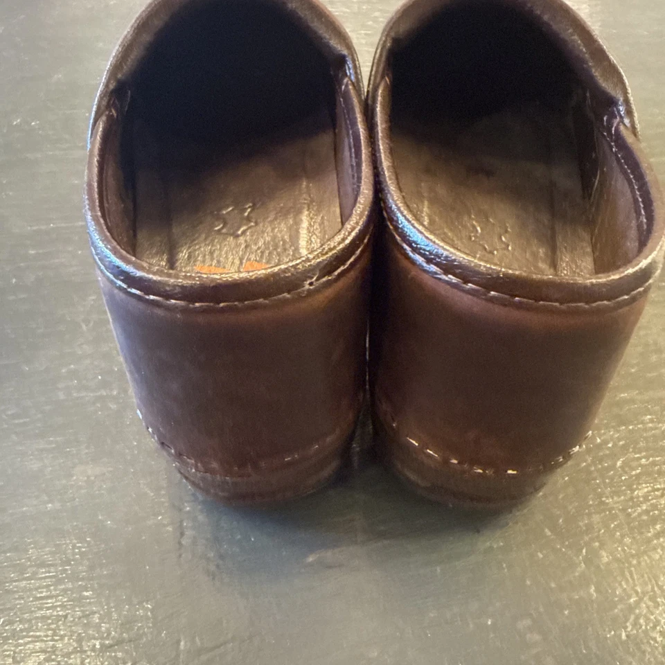 Dansko XP Brown Leather Comfort Clogs Shoes Womens 38 / 7.5-8 (L1h - Image 4 of 4