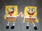 Lot 2 Vintage 2004 Ty Beanie Babies SpongeBob SquarePants w/tags