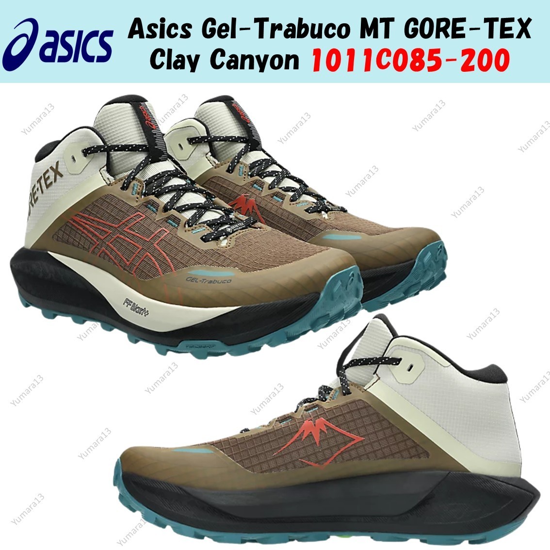 Asics Gel-Trabuco MT GORE-TEX Clay Canyon 1011C085-200 talla para hombre