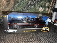 1966 TV series Batmobile Elite Flat Black Hot Wheels Collection 1:18 RARE