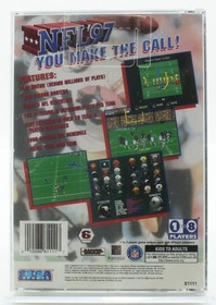 NFL 97 Sega Saturn - Sealed V-Overlap - 1996