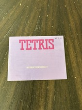 Nintendo NES Manual Only Tetris
