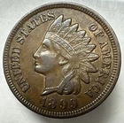 1899  INDIAN CENT  AU/UNC