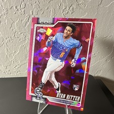 Marketplace image: 2026 Topps Chrome Sapphire Ryan Ritter Colorado Rockies Padparadscha papa 1/1