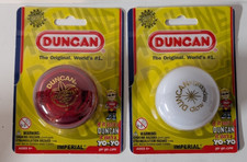 2 Duncan Imperial Yo Yo's NOS 1 Red Imperial and 1 Glow Imperial
