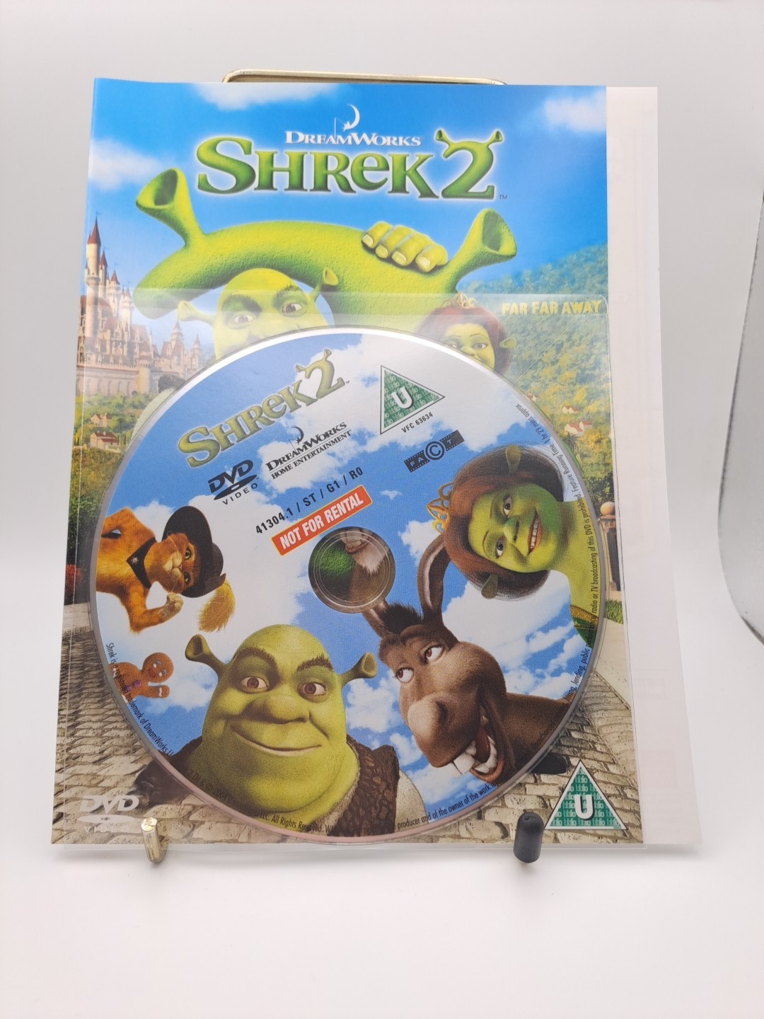 Shrek 2 DVD Children's & Family (2004) Eddie Murphy Disc And Paper Cover Only