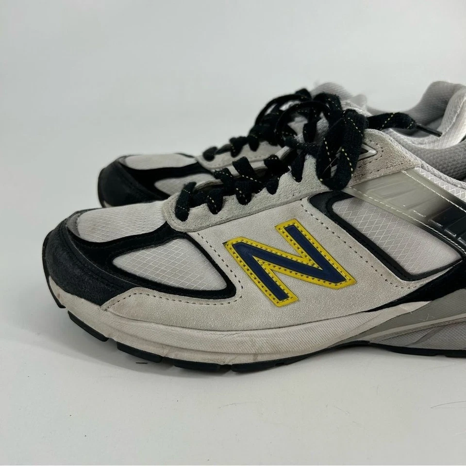 New Balance Zapatos Hombres 8 Plata Negro 990 V5 Zapatillas Cómodas para Correr Hechas en EE. UU. Foto 2 de 4