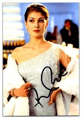 Rosamund Pike James Bond 007 Die Another Day Hand Signed 4x6 Photo TC46-9315