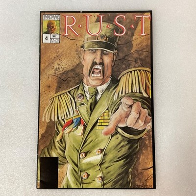 Rust #4 Now Comics May 1989 Vintage Comic Book Jeff Laubenstein Art