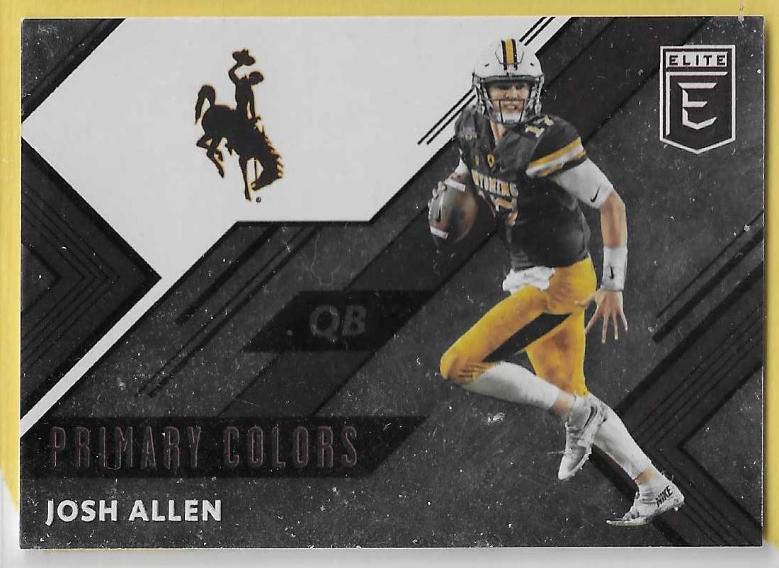 2018 Elite Draft Picks Primary Colors Josh Allen Wyoming RC