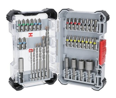 Bosch Extra Hard und CYL-3 Set, im Pick and Click-Koffer, 35-teilig, VPE 6