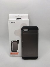 Image of Spigen iPhone 7 Case Armor CS Slim Fit Dual Layer Protective Gunmetal 042CS20453