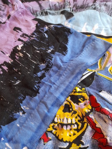 Camicia vintage Deadstock Grateful Dead AOP mai indossata Rags 72 (Mosquitohead?) Singolo - Foto 8 di 8