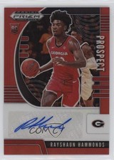 2020-21 Panini Prizm Draft Picks Prospect Red 6/199 Rayshaun Hammonds Auto 17hq