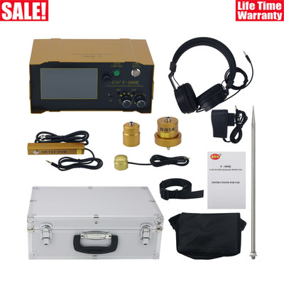 F-999E F999E Water Leak Detector with Listening Rod & 3m Detection Depth