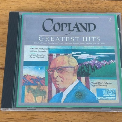 Aaron Copland Greatest Hits CD Classical CBS Masterworks New York Phil