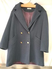 Vintage Forecaster Of Boston Womens, Navy Blue, Wool Blend Peacoat Size 10