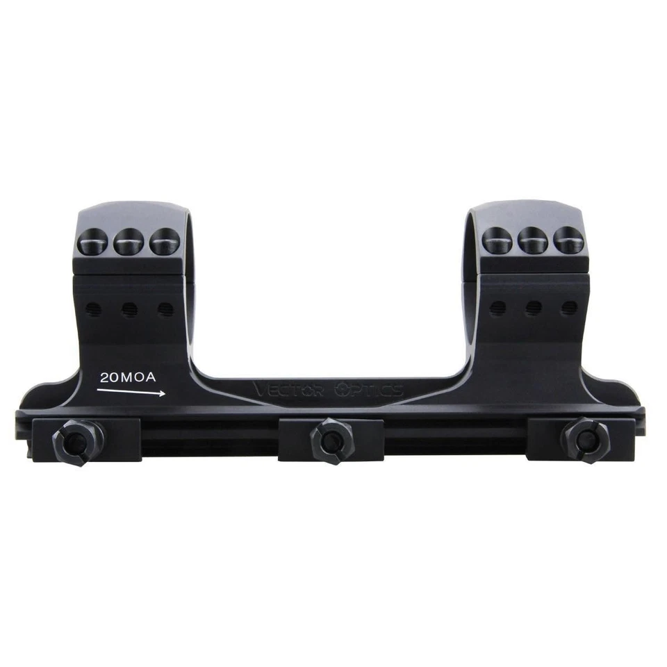 Vector Optics 20 MOA 34mm X-Accu One Piece Picatinny Rifle Scope Mount HIGH - Image 3 of 4