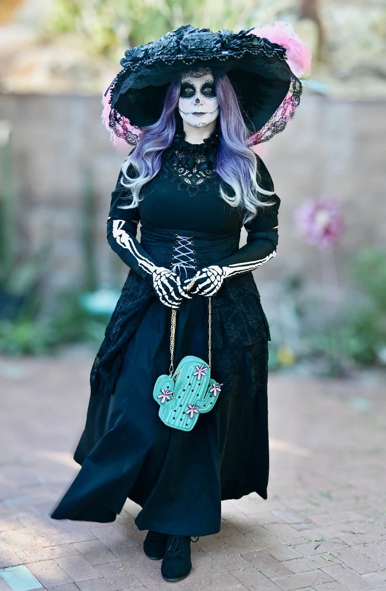 black day of the dead dress Billie Black Day Of The Dead Dress main image 1