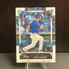 2024 Panini Three And Two Owen Caissie 74/99 Chicago Cubs Marlins