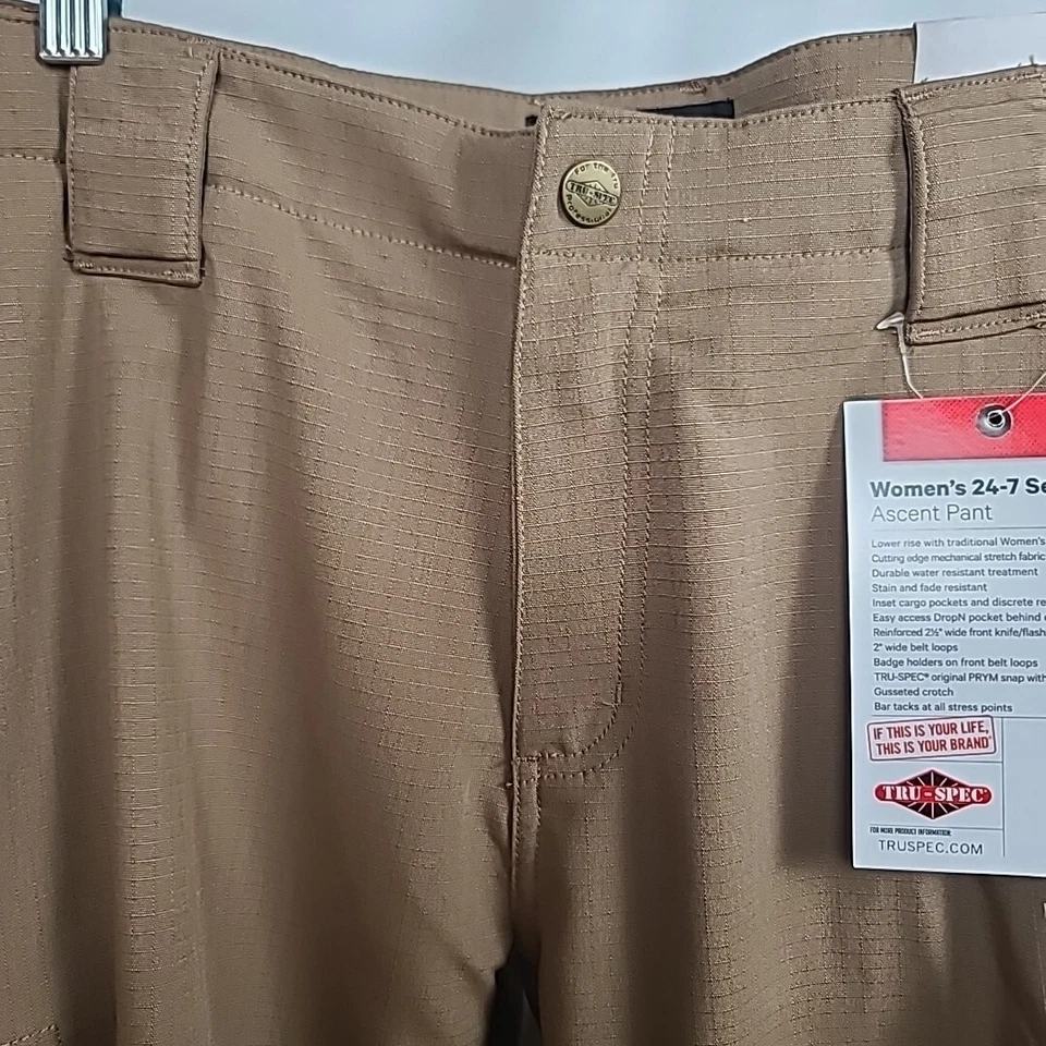 ,  Spec Pants Rip Stop 24-7 Ascent True Range Brown CargoWomen's Size 16 - Image 2 of 4