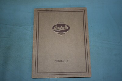 洋書 SELPService Number17F/W2002 1920 Mitchell Series F New Sixes Reference Book Owners Operator's