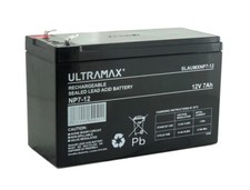 2 x ULTRA MAX 12V 7AH Battery Electric Bikes, Electric Scooter, Toy Cars, Alarm