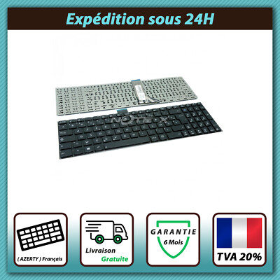 Clavier AZERTY Français Noir Pour ASUS S56CM, R550CA, V550 - Neuf