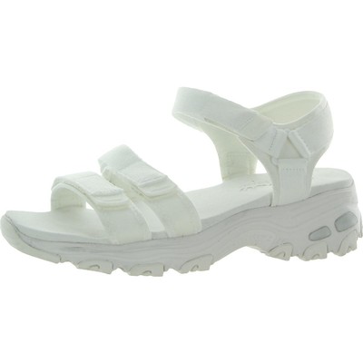 Skechers Womens Fresh Catch White Sport Sandals Shoes 9 Medium (B,M) BHFO 1899