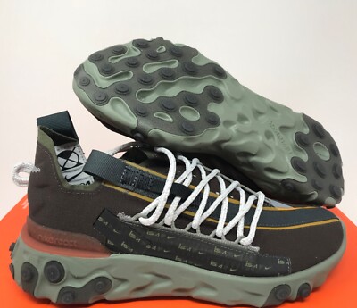 NIKE REACT WR ISPA VELVET BROWN-ORANGE MENS SZ